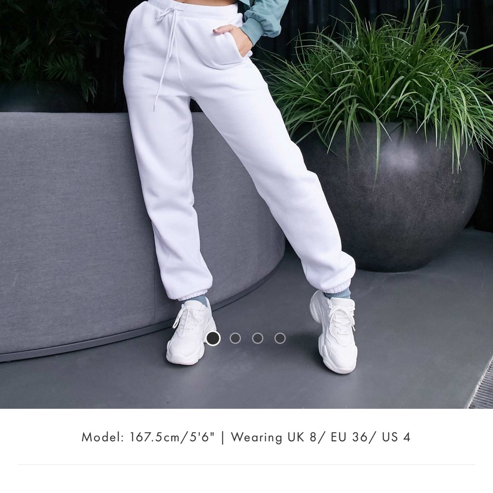 ASOS White Track Pants